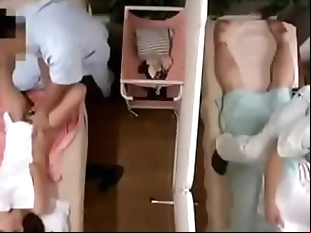 Japanese cheating wife during sex in massage..